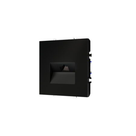 Розетка компьютерная встраиваемая Voltum S70 RJ45 КАТ.6, (черный матовый)