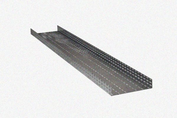 Лоток глухой ЛМГ 50х50х2000 УТ1,5, оцинкованный лист S0,7