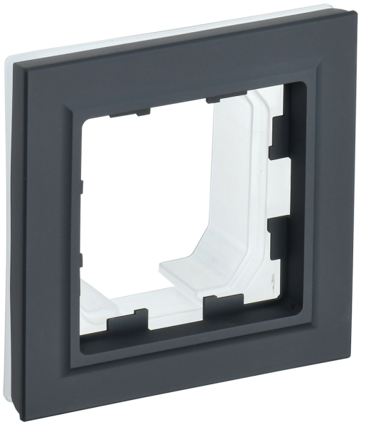 BRITE Рамка 1-местная IP44 РУ-1-БрГ-44 графит IEK