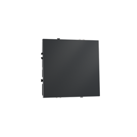 Выключатель встраиваемый Voltum S70 одноклавишный 10А, (графит)