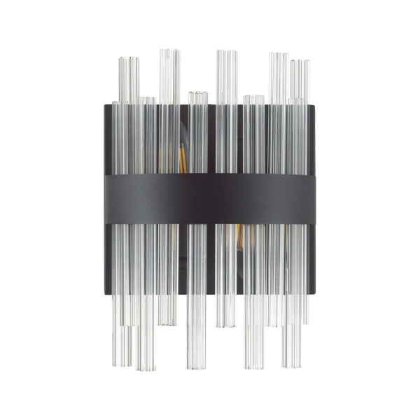 Бра E14 2*40W 220V MITSUKO черный LUMION