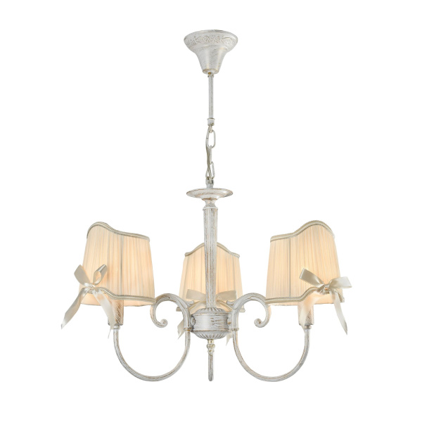 Люстра 3*E14 40Вт Белый с Золотом IP20 Kate FR2749-PL-03-WG Freya