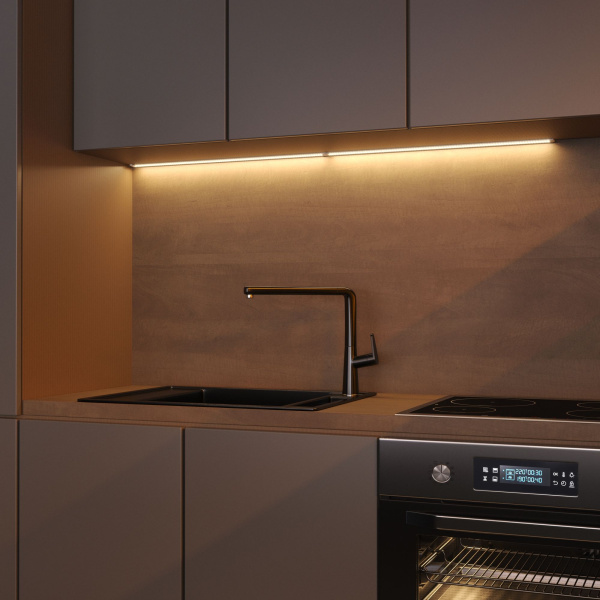 Светодиодный светильник с выключателем 2*60см 12Вт 4000К серебряный IP20 (a053403) Elektrostandard