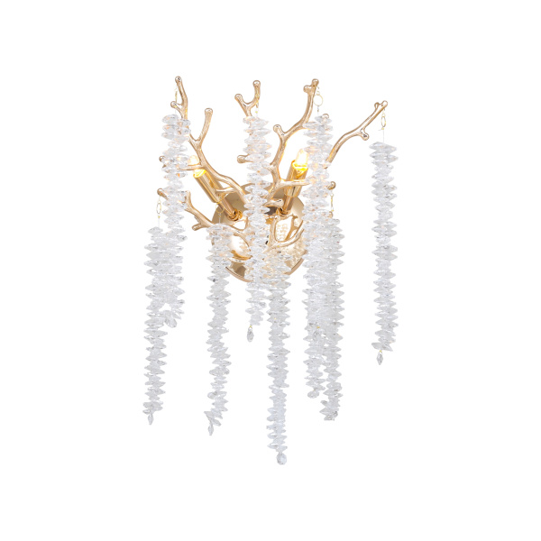 Настенный светильник (бра) 2*G9 40Вт Золото IP20 Mineral FR1010WL-02G Freya