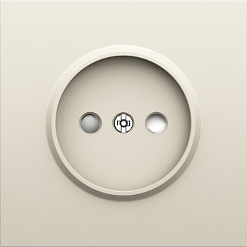 Donel S08 слоновая кость накладка для розетки без заземления, со шторками 16A 250 В~,серия DB