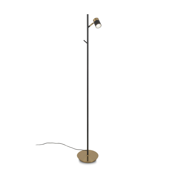 Напольный светильник (торшер) 1*GU10 35Вт Черный IP20 Enzo FR5201FL-01B Freya