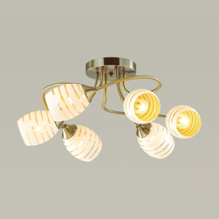 Люстра потолочная E27 6*60W 220V DOROTHY античная бронза LUMION