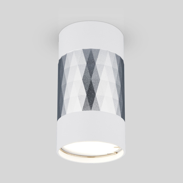 Накладной акцентный светильник 1*GU10 белый, серебряный IP20 (a047744) Elektrostandard