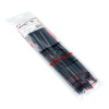 Хомут P6,6 стандартный (ч), 4,8x200 (50шт) FlexLock PROxima EKF