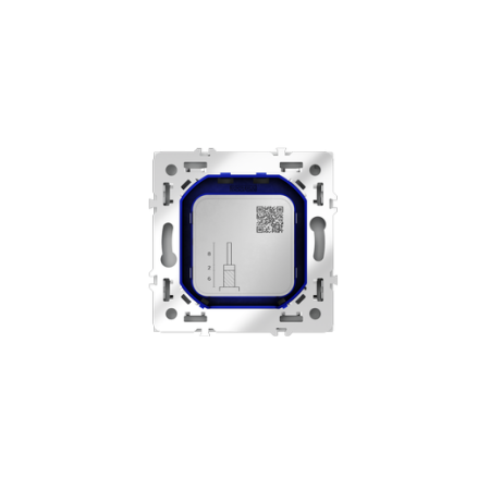 Розетка телевизионная встраиваемая Voltum S70 оконечная TV+SAT, (белый матовый)