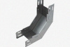 Лоток замковый глухой КПЗГ 150х110-90 УХЛ1 для поворота трассы вверх на 90, горячее цинкование,S1,5