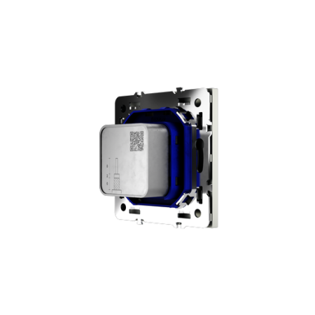 Розетка телевизионная встраиваемая Voltum S70 оконечная TV+SAT, (сталь)