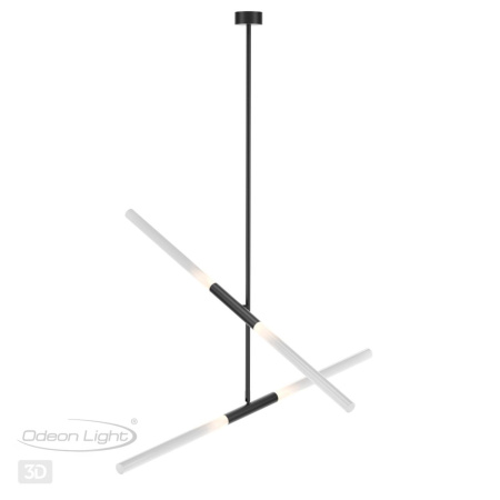 Потолочный св-к IP20 G9 4*40W SOHO черный ODEON LIGHT