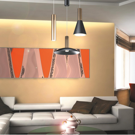 Св-к св/д накл.,провод 2м IP20 LED 4000K 15W 220V бронза светлая/черный ALBA B NOVOTECH