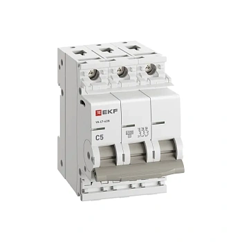Выключатель автоматический ВА МОД ВА 47-63N 3П 5А (C) 4,5 кА PROXIMA EKF