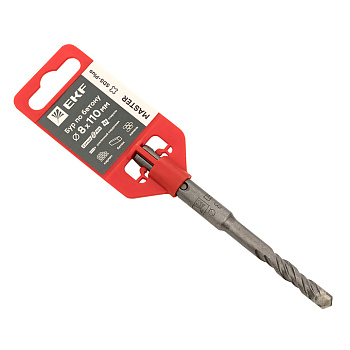 Бур по бетону SDS-plus 8х110 мм (2 резца)(4S спираль) Master EKF