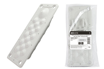 Кабельный ввод мембранный КВМ-16, RAL7035, IP54, 16 вводов TDM