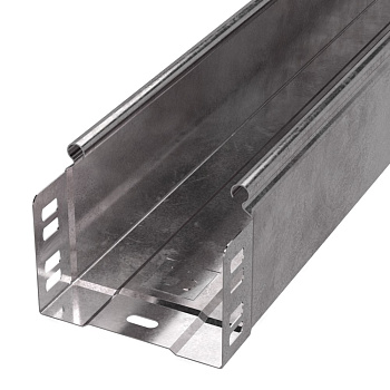 Лоток неперфорированный Стандарт 100х80х3000 (1,0 мм) (6 м/уп) Промрукав