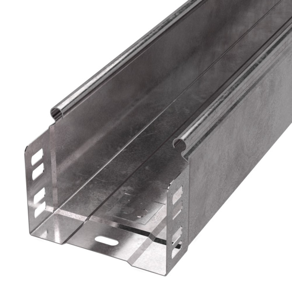 Лоток неперфорированный Стандарт 100х80х3000 (1,0 мм) (6 м/уп) Промрукав