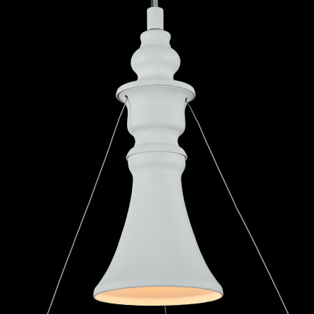 Подвесной светильник 1*E27 60Вт Белый IP20 Elva P229-PL-01-W Maytoni