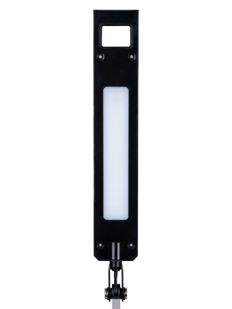 Светильник светодиодный настольный СН-50, 2 колена, диммер, 220 В, 9 Вт, 5000 К, сереб-черн, TDM