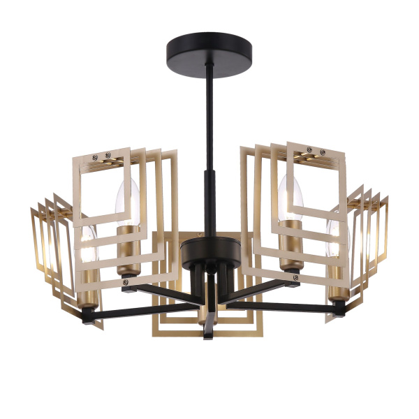 Люстра 5*E14 40Вт Черный IP20 Fabiana FR5005PL-05B Freya