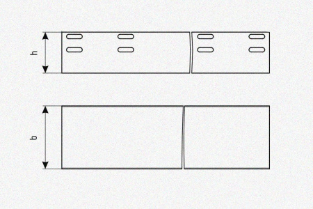 Лоток глухой ЛМГ 50х50х2000 УХЛ1, оцинкованный лист, S1,2