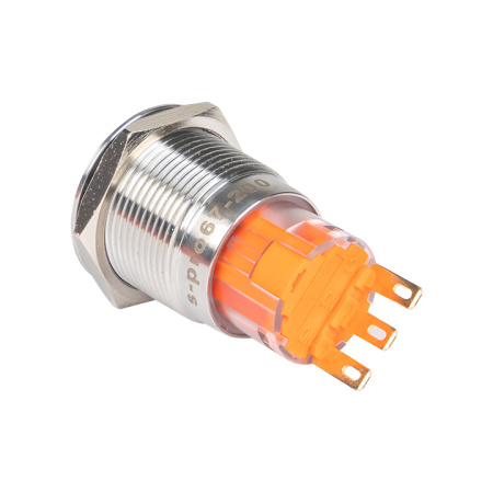 Кнопка S-Pro67 19 мм с фикс, без подсв PROxima EKF