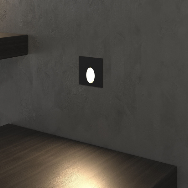 Подсветка для лестниц 3Вт 4000К черный IP65 (a049742) Elektrostandard