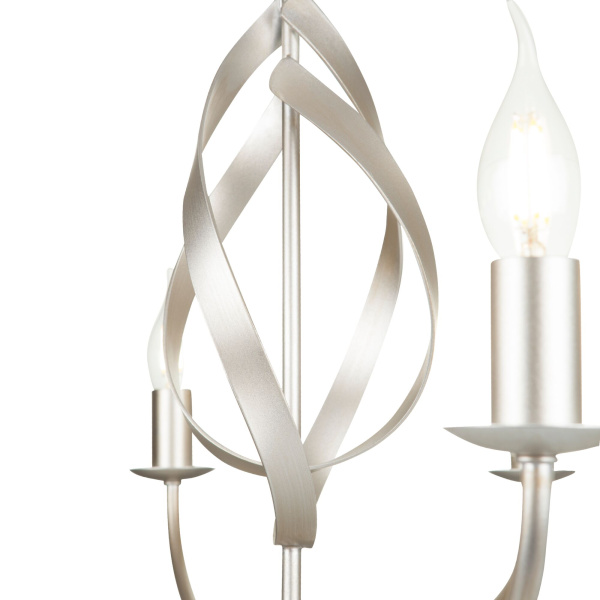 Люстра 8*E14 40Вт Серебро Антик IP20 Sealy FR5027PL-08S Freya