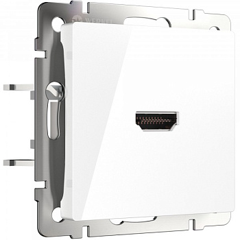 Встраиваемые механизмы розетка СУ HDMI . белый IP20 Werkel