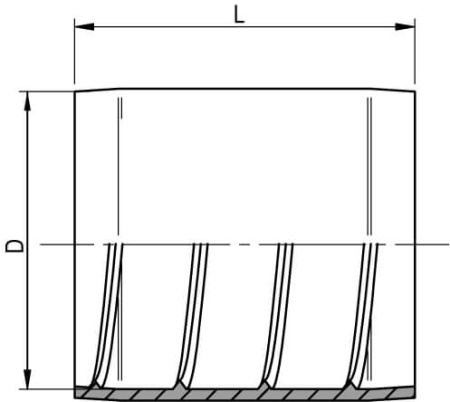 Уплотнительная муфта для металлорукава в герметичной изоляции DN 35 DKC