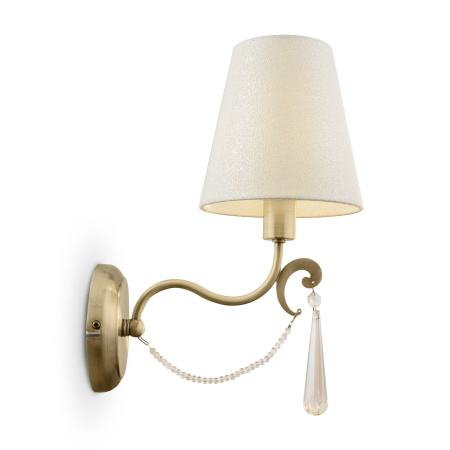 Настенный светильник (бра) 1*E14 40Вт Латунь IP20 Madeline FR2019WL-01BS Freya