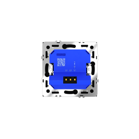Светорегулятор встраиваемый Voltum S70 поворотно-нажимной 600 Вт, (черный матовый)