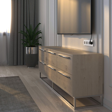 Hammer Рамка на 4 поста (серебряный) Werkel