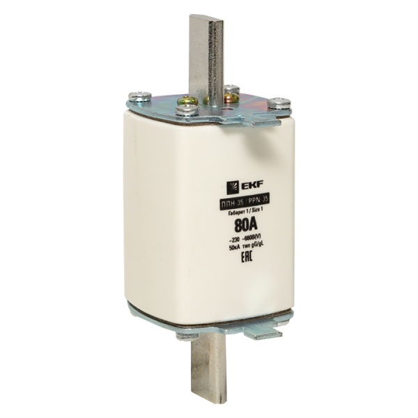 Плавкая вставка ППН-35 250/ 80А габарит 1 PROxima EKF