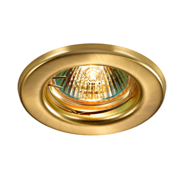 Встр.НП св-к IP20 GX5.3 50W 12V CLASSIC золото NOVOTECH