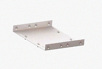 Соединитель лотковый замковый СЛЗ-500х100х1,5 УТ1,5, оцинкованный лист, S1,5