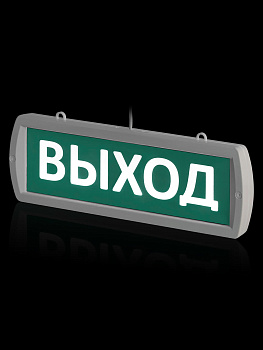 Оповещатель охранно-пожарный световой Топаз-24-ОП "Выход" 24 В, IP52 TDM