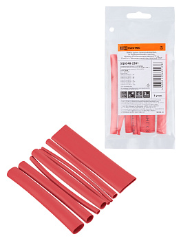 Набор трубок термоусаживаемых, не поддерживающих горение, клеевых, 8 типоразмеров, длиной 10 см ТТкН Набор трубок термоусаживаемых, не поддерживающих горение, клеевых, 8 типоразмеров, длиной 10 см ТТкН