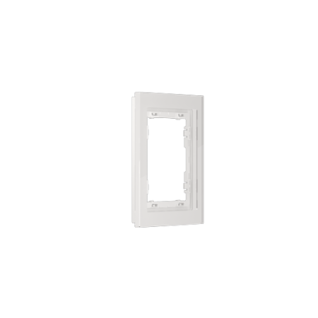 Рамка стеклянная Voltum S70 на 1 пост, (белый, стекло)