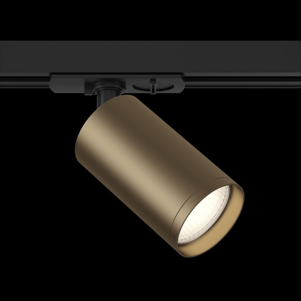 Светильник трековый 1*GU10 10Вт Черный и Бронза матовая IP20 Focus S TR020-1-GU10-BBZ Technical