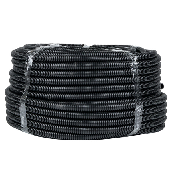 Труба гофр, ПНД с протяжкой d20 мм (25 м) черная EKF-Plast Труба гофр, ПНД с протяжкой d20 мм (25 м) черная EKF-Plast