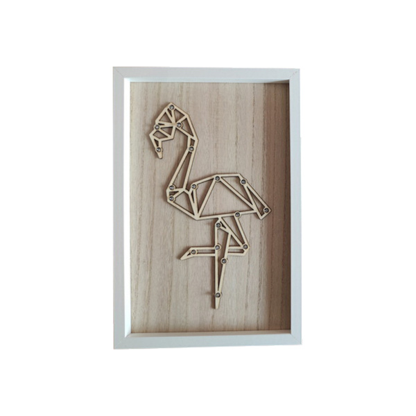 12-178 Светодиодный ночник "Фламинго", теплый белый, 2хАА, МДФ, 300х200х40мм APEYRON