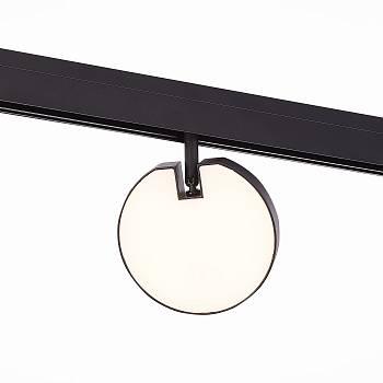 Магнитный трековый светильник Черный LED 1*15Вт 3000К 760Lm Ra>80 120° IP20 L150xW28xH211 48В ST359.436.15 ST LUCE