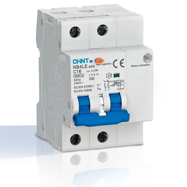 Устройство защиты от дугового пробоя УЗДП NB4LE-AFD 2П C10 тип A 30мА CHINT