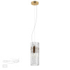 Подвес E14 1*40W MERKALE матов.золотой/прозрачный/стекло/ ODEON LIGHT