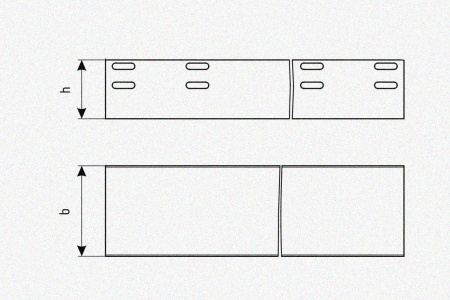 Лоток глухой ЛМГ 50х50х3000 УТ1,5, оцинкованный лист S1,0