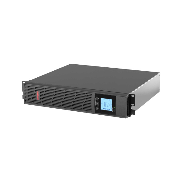 Линейно-интерактивный ИБП ДКС серии Info Rackmount Pro, 1000ВА/800Вт,1/1, USB, RJ45, 6xIEC C13, Rack 2U, SNMP/AS400 slot, 2x7Aч DKC