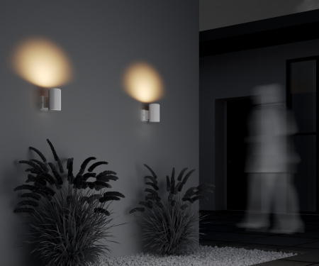 Настенный светильник (бра) 60Вт Белый IP54 Rando O419WL-01W Outdoor Maytoni